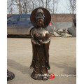 bronze standing buddha sculpture kwan yin statue